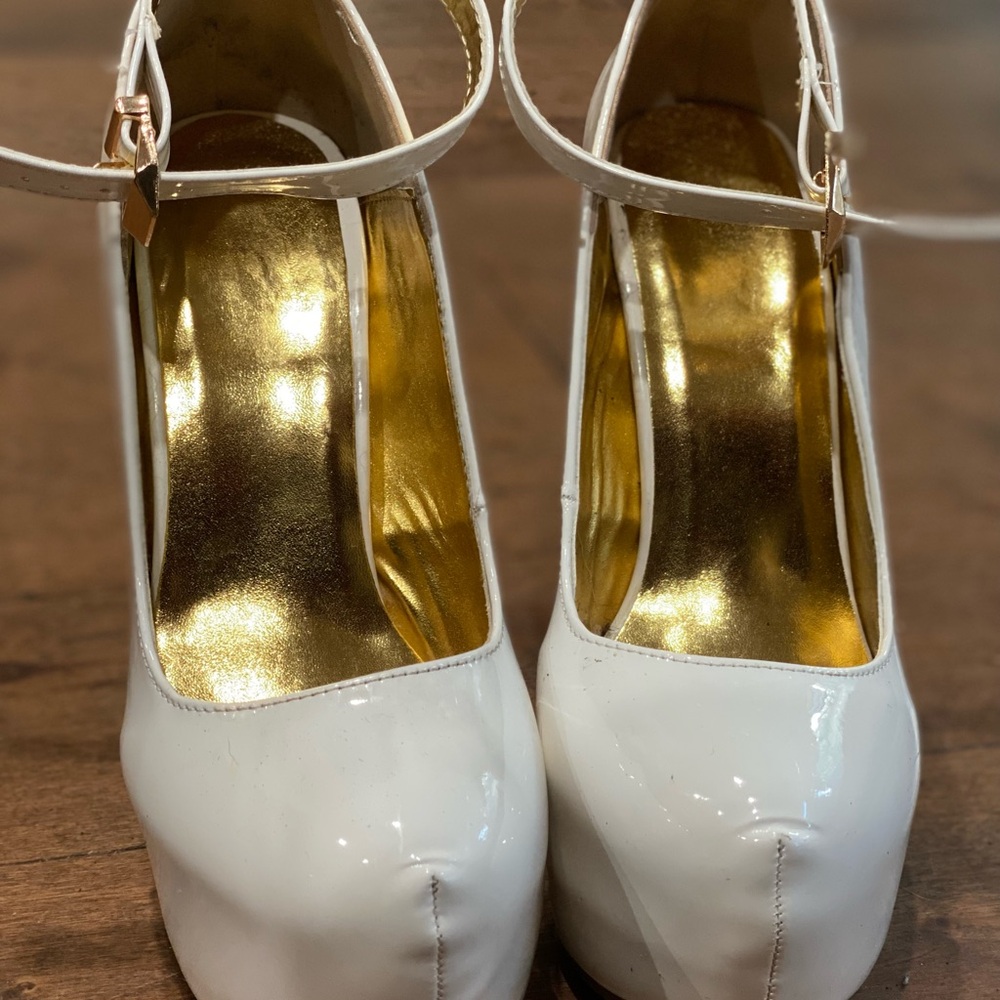 Elegant White Women's Heels